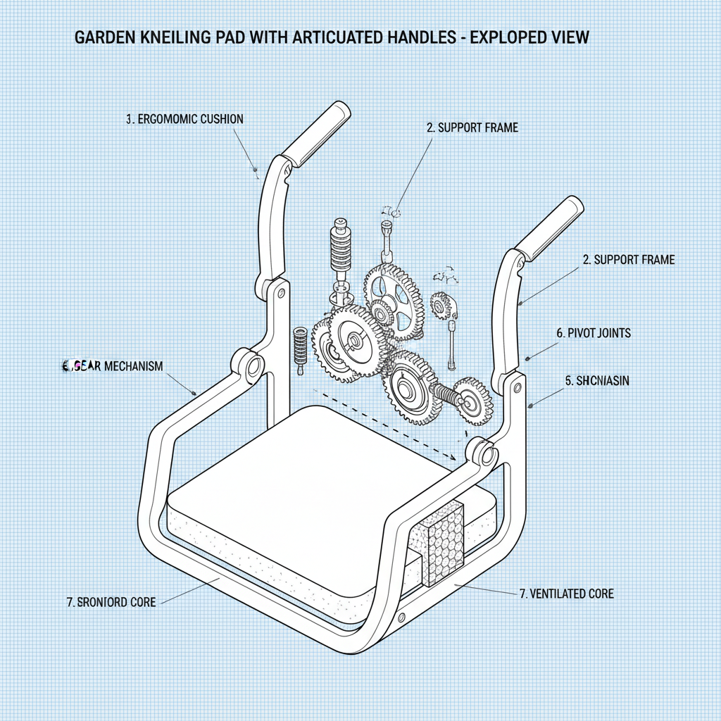 garden kneeling pad with handles