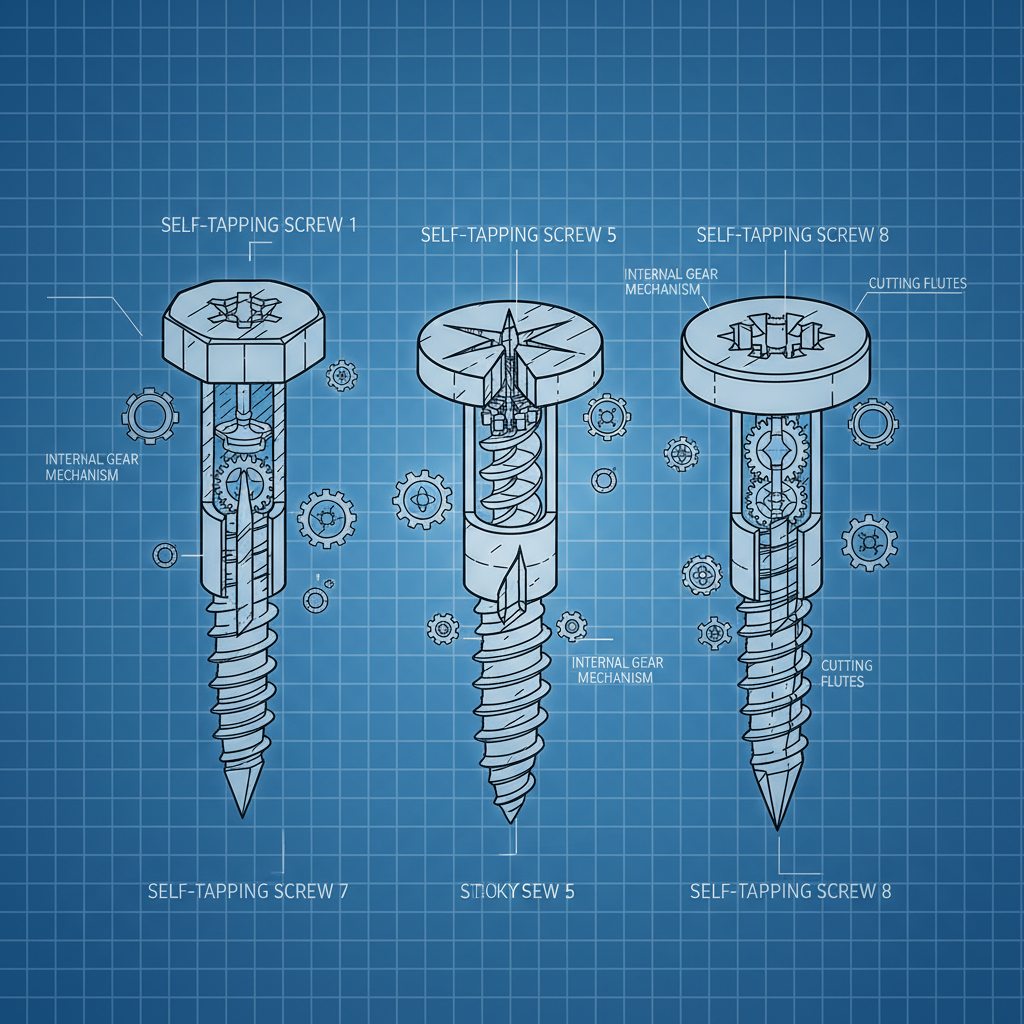 1 5 8 self tapping screws