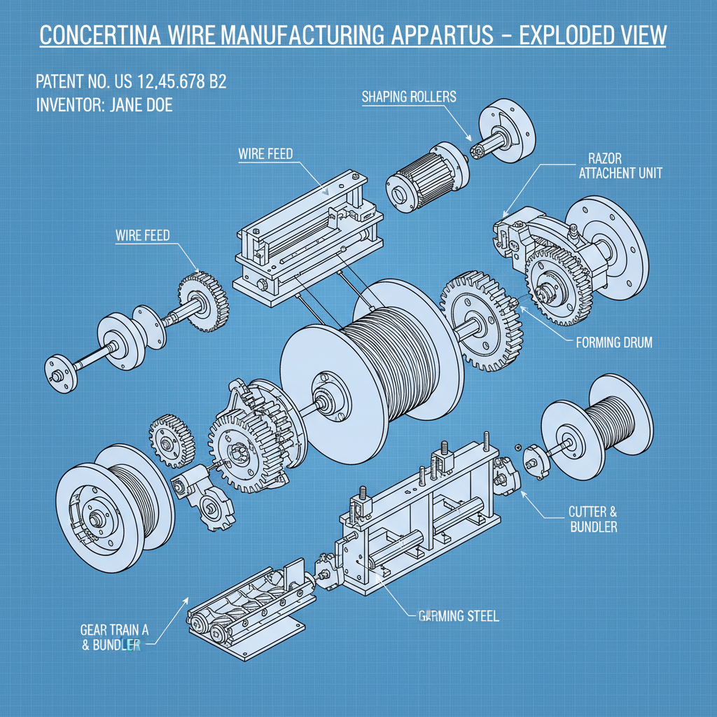 concertina wire making machine