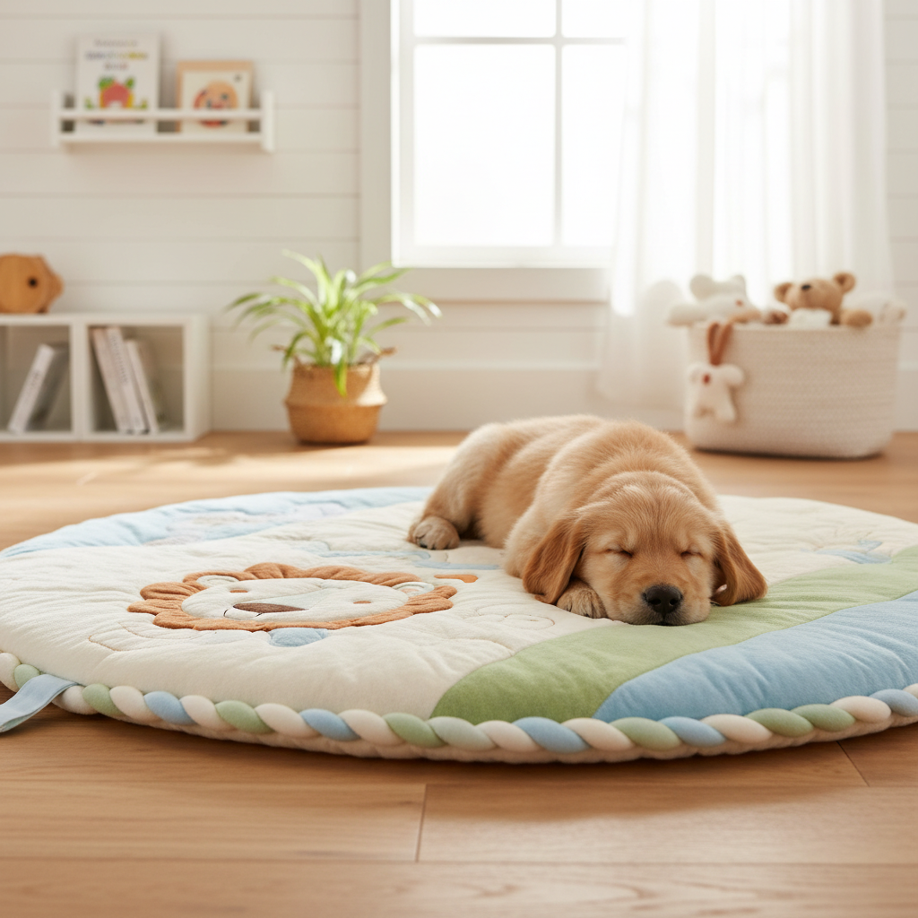 Discover the Comfort and Safety of Baby Play Mats Round Floor Soft Cotton