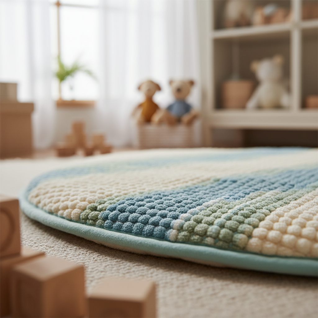Discover the Comfort and Safety of Baby Play Mats Round Floor Soft Cotton