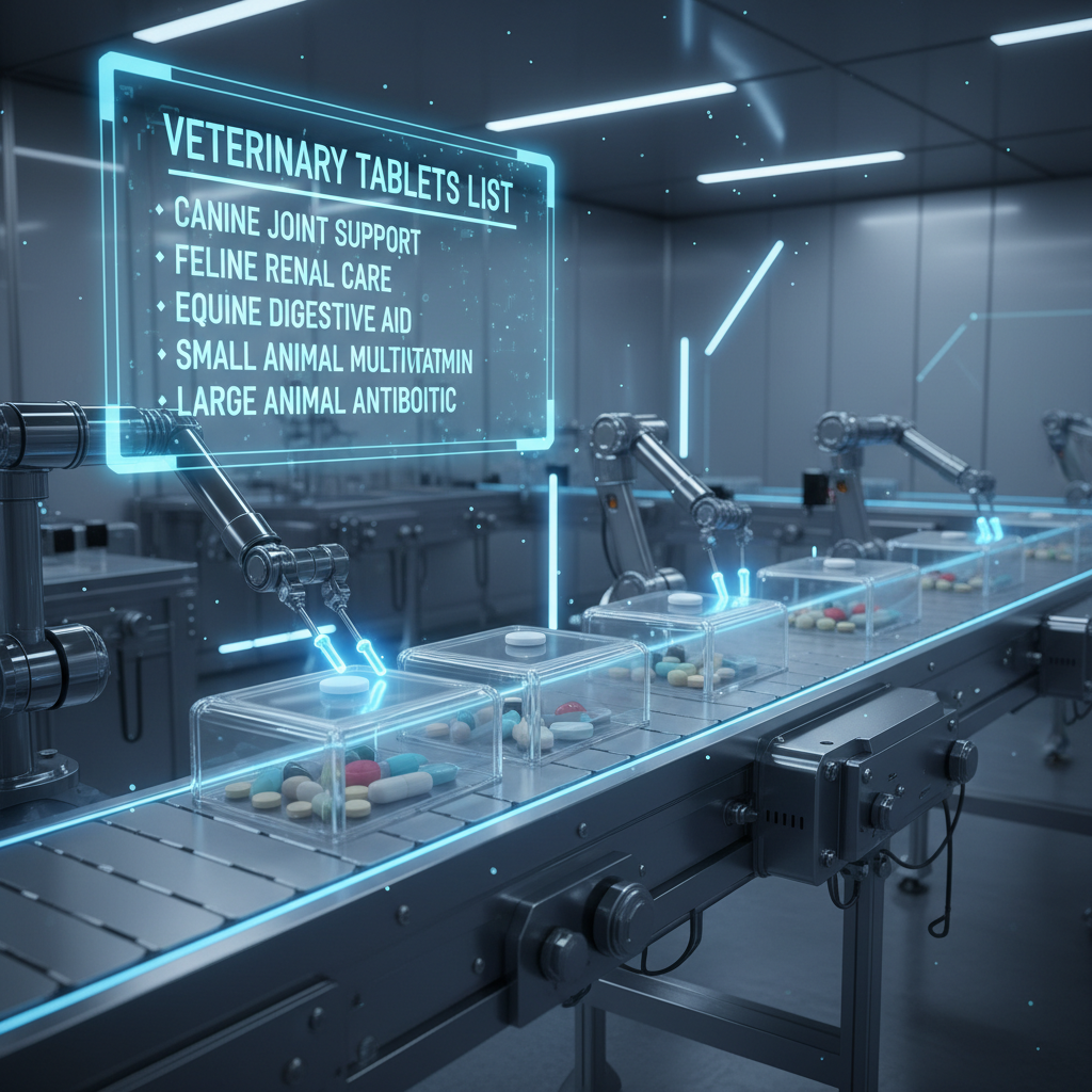 Comprehensive Veterinary Tablets List for Modern Animal Healthcare