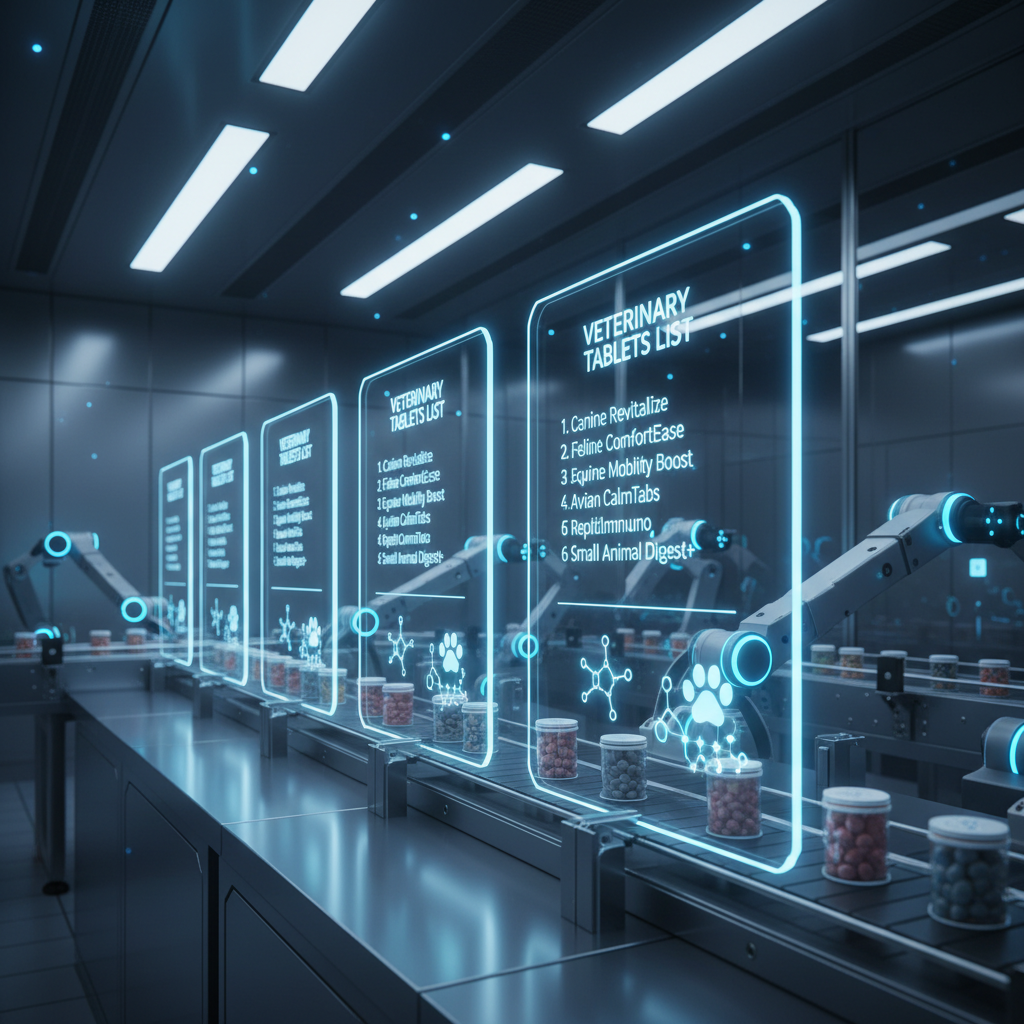 Comprehensive Veterinary Tablets List for Modern Animal Healthcare