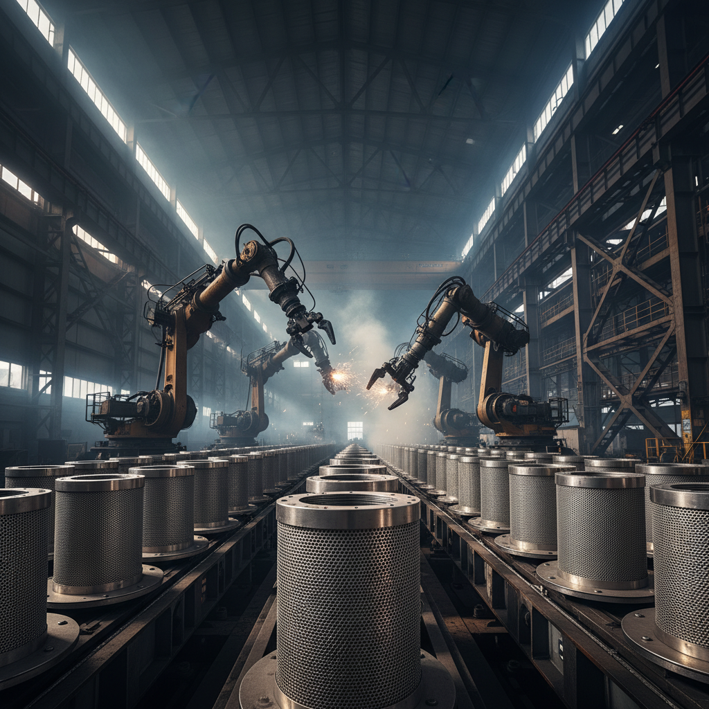 High Performance Sintered SS316L Cylinder Filters for Industrial Applications