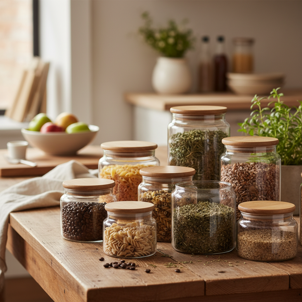 Elevate Your Brand with Premium Bulk Glass Jars with Wood Lids