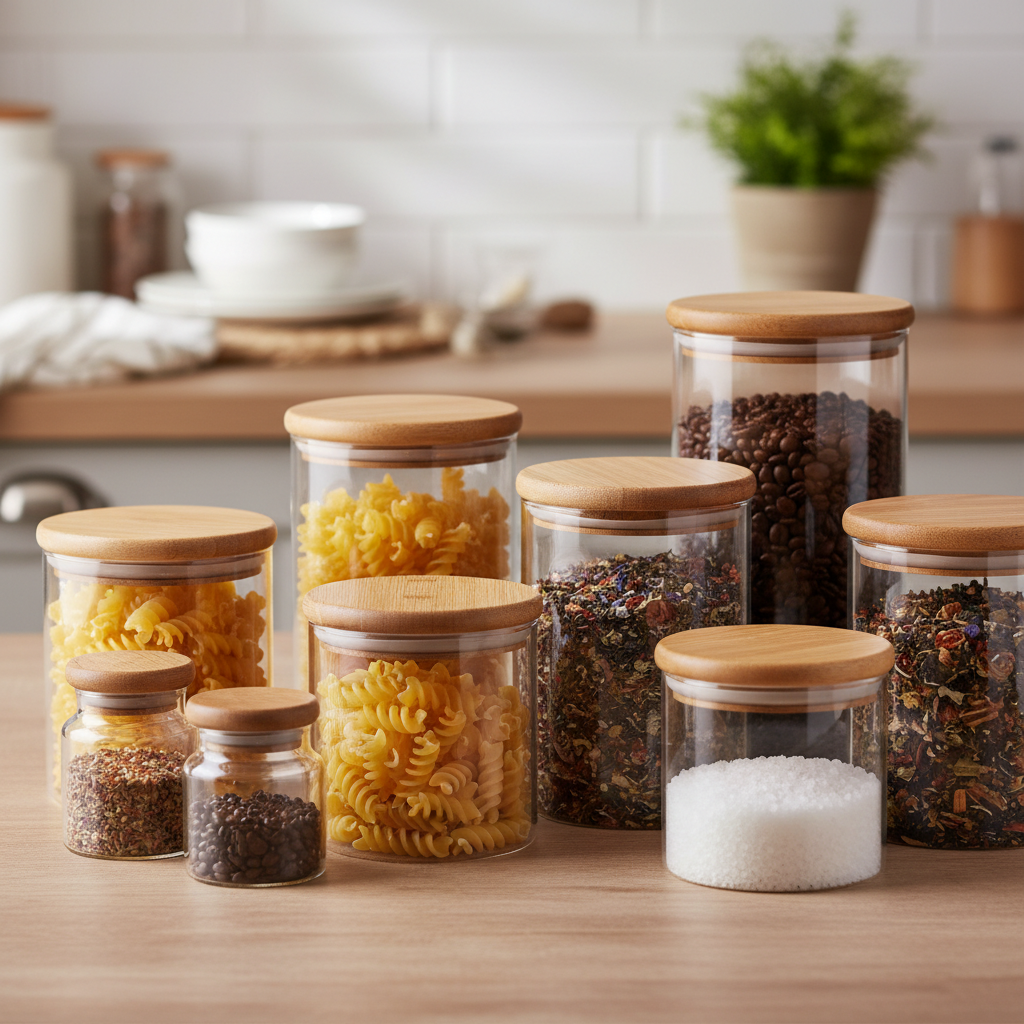 Elevate Your Brand with Premium Bulk Glass Jars with Wood Lids
