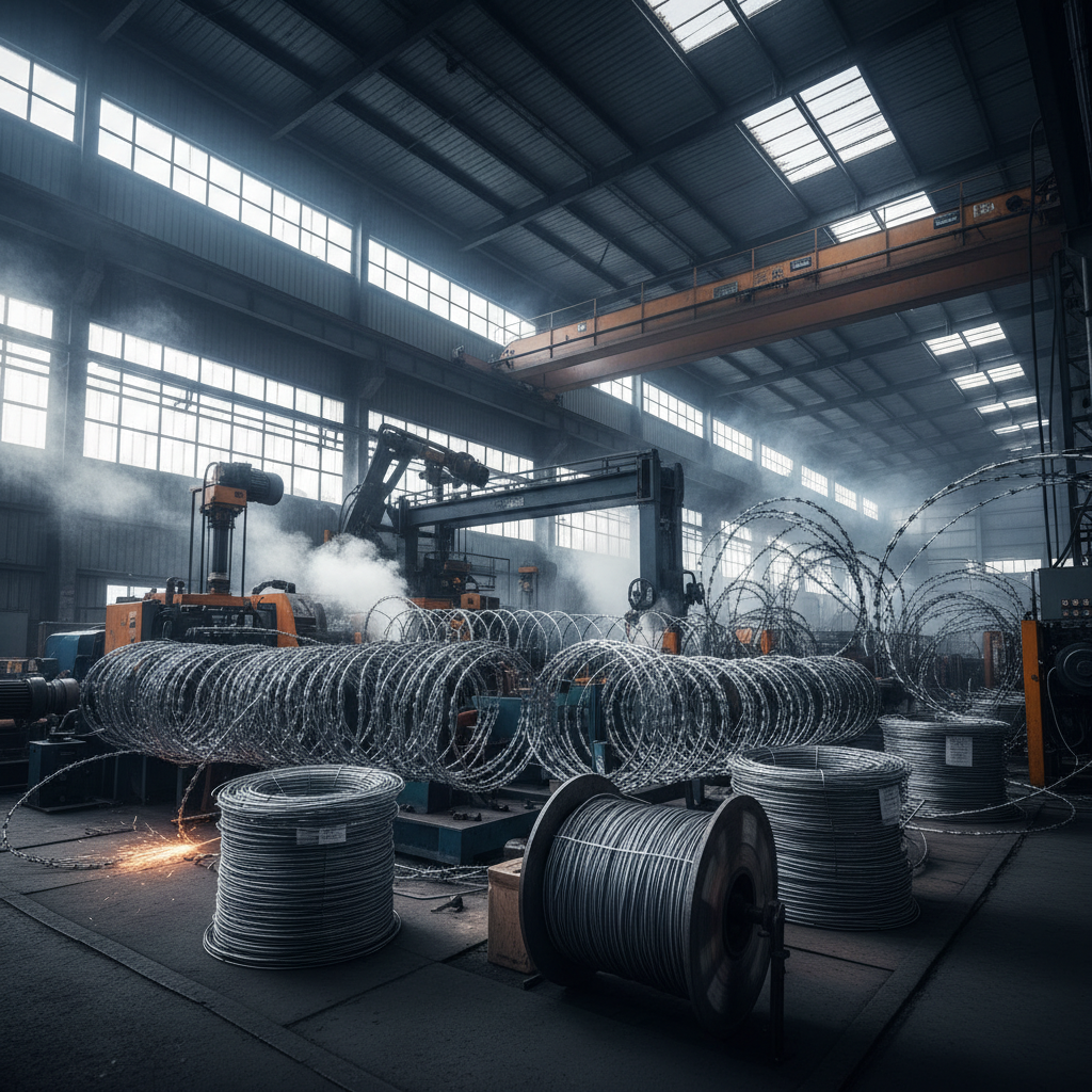 barbed wire fence types