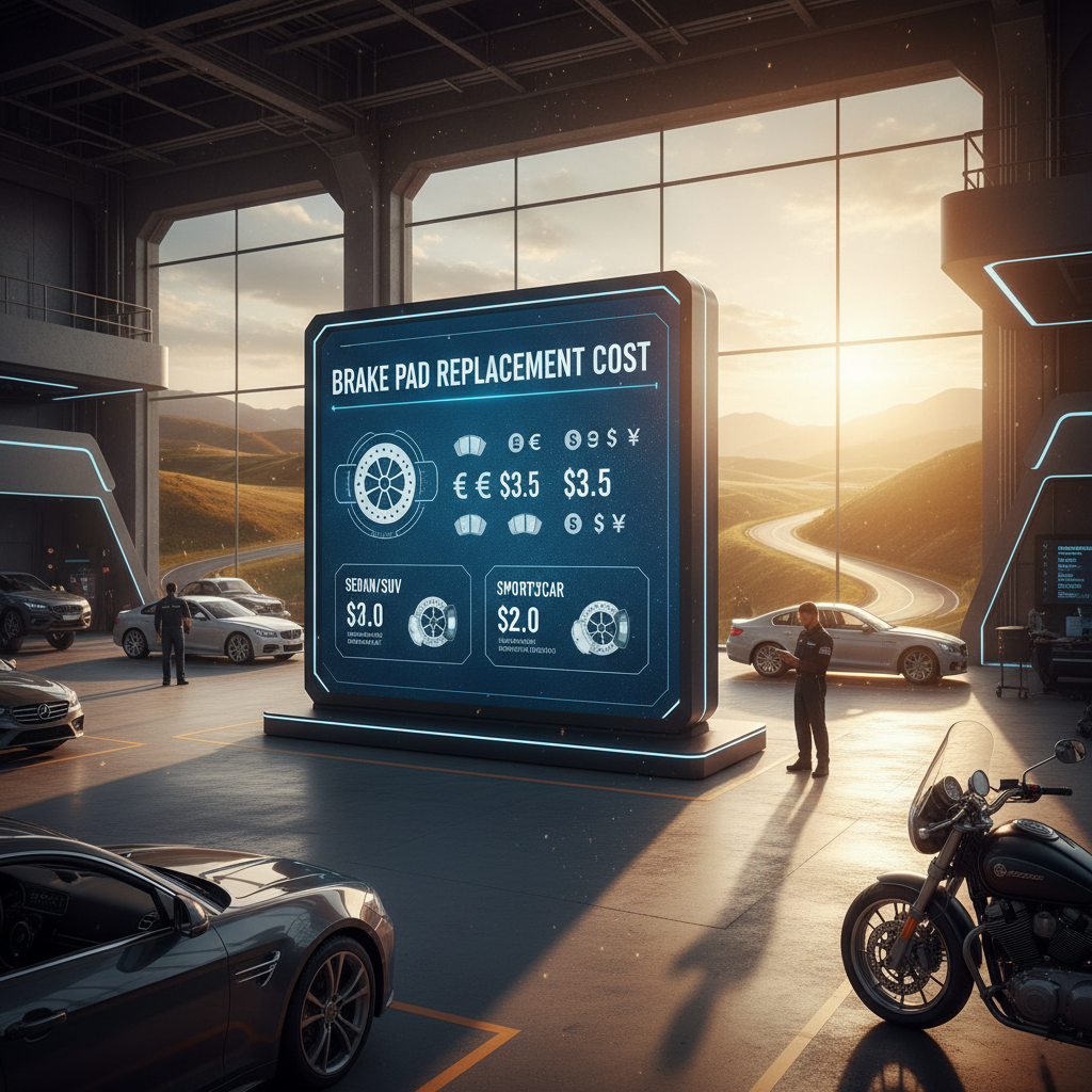 brake pad replacement cost