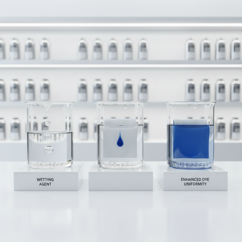 function of wetting agent in dyeing