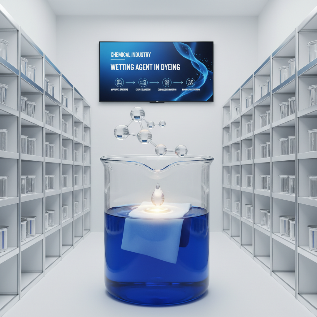 function of wetting agent in dyeing
