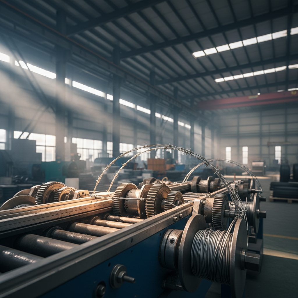 fully automatic barbed wire machine