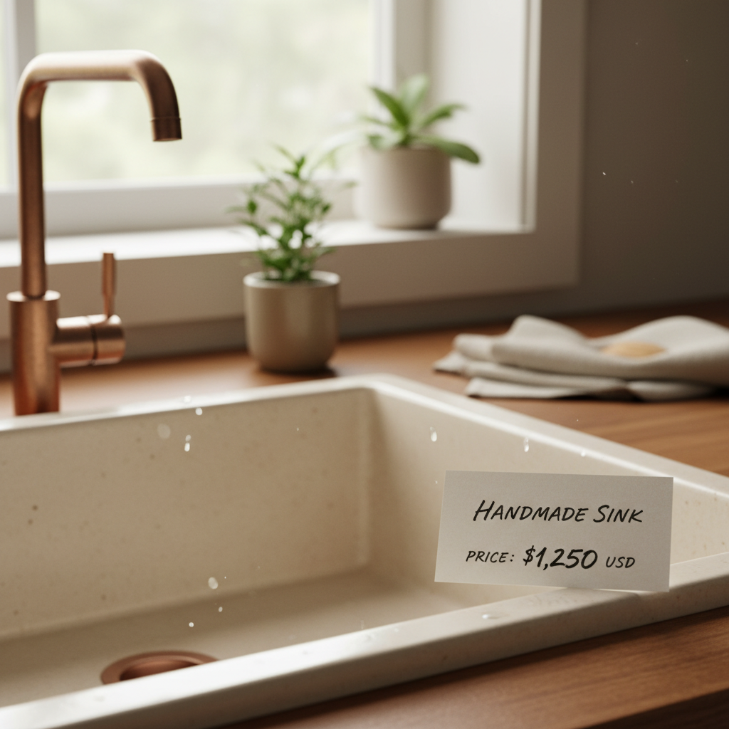 handmade sink price