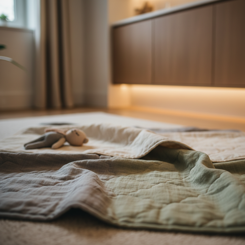 Comfort and Safety of Quilted Baby Play Mat Linen for Infant Development