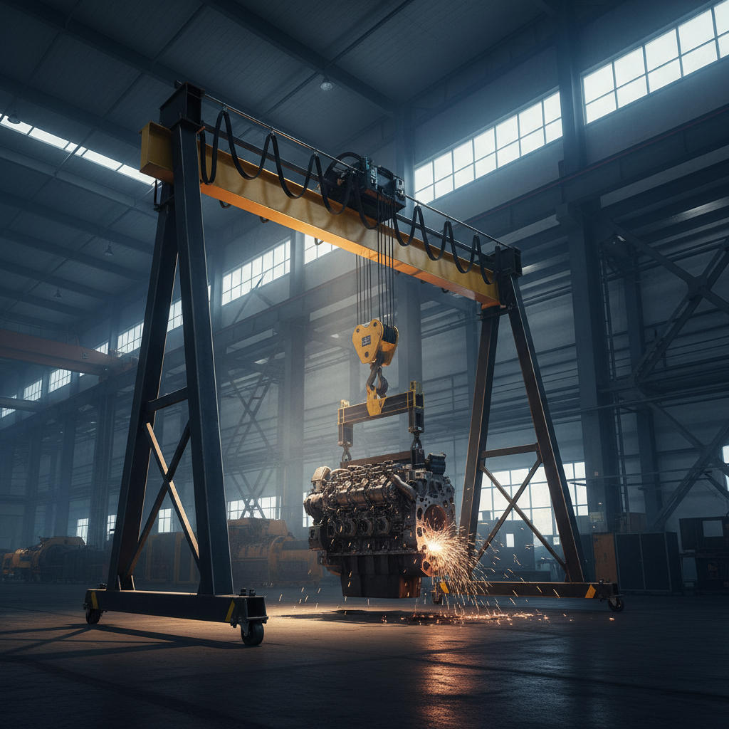 Optimizing Material Handling with the Versatile small gantry crane