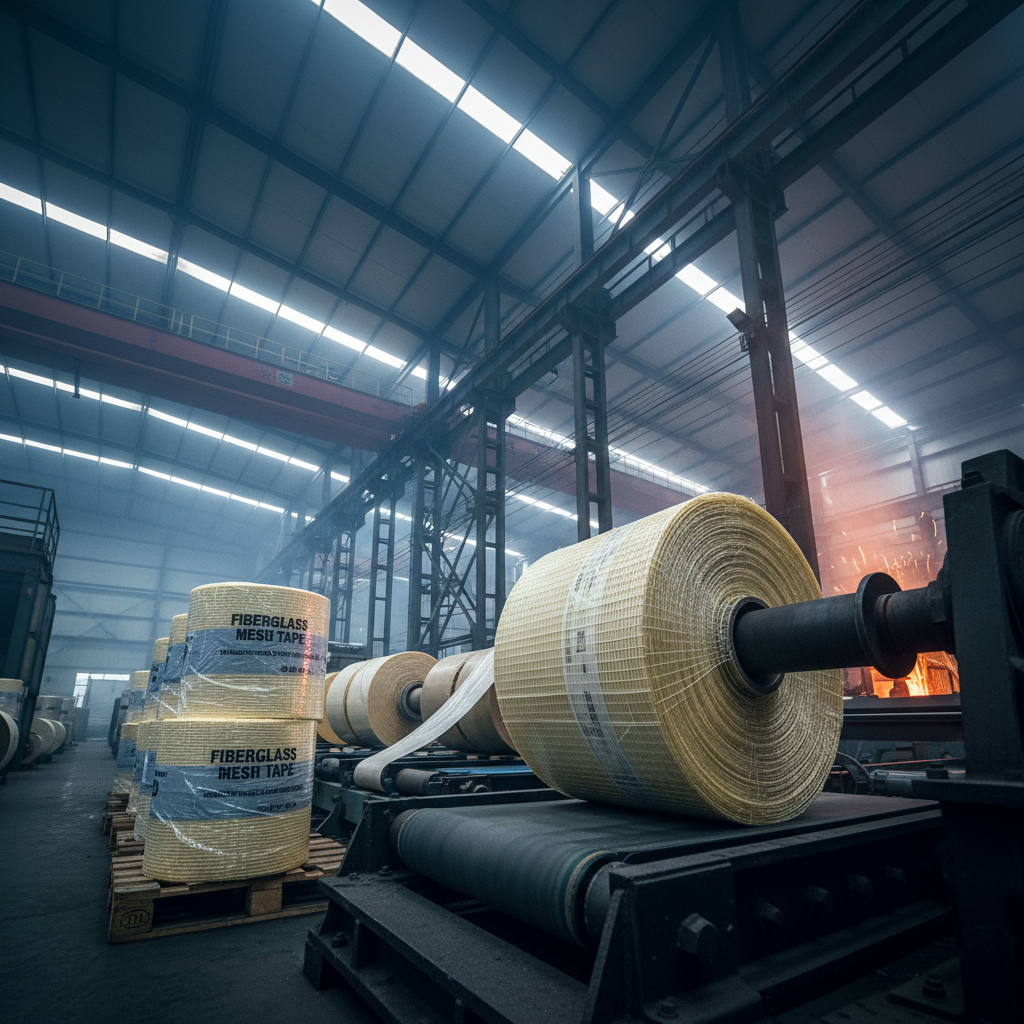 Fiberglass Self Adhesive Mesh Tape for Construction and Repair Applications