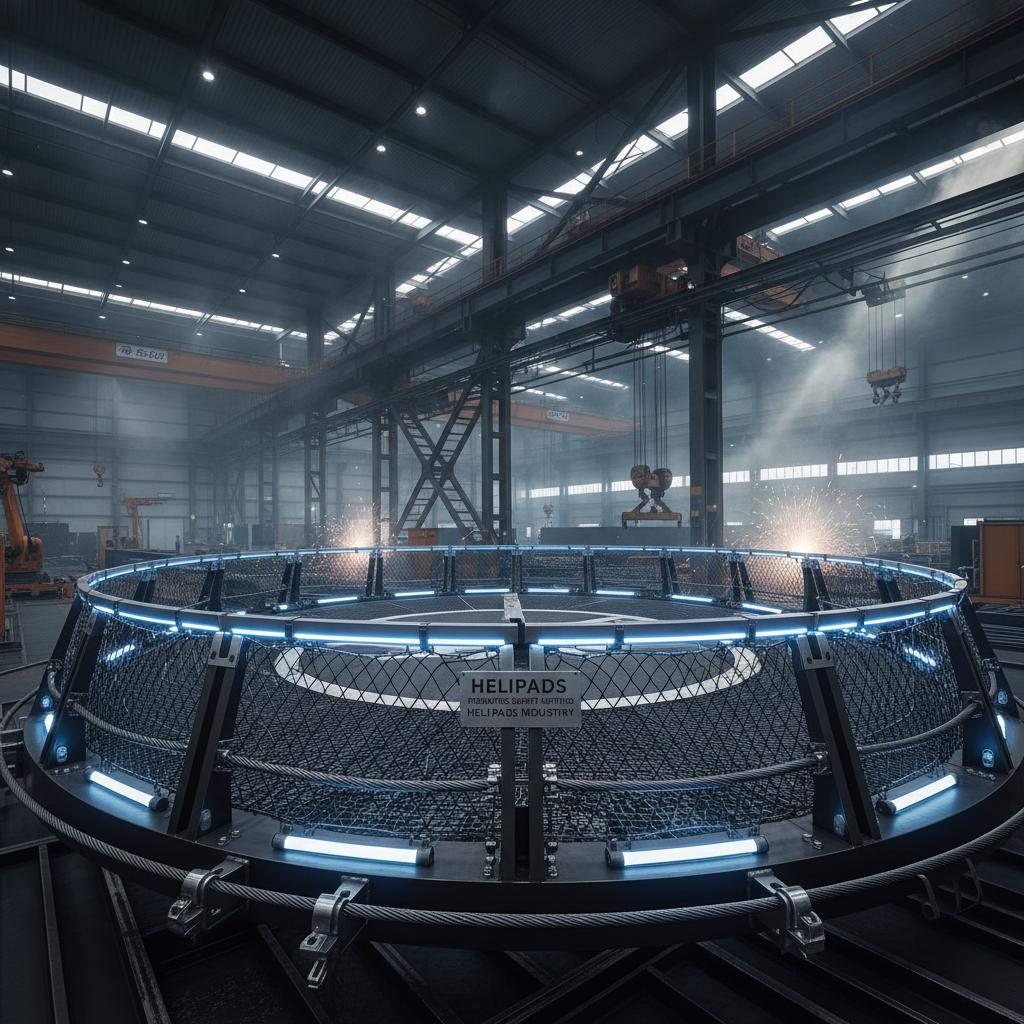 Helipads Perimeter Safety Netting Ensuring Safe Helicopter Operations