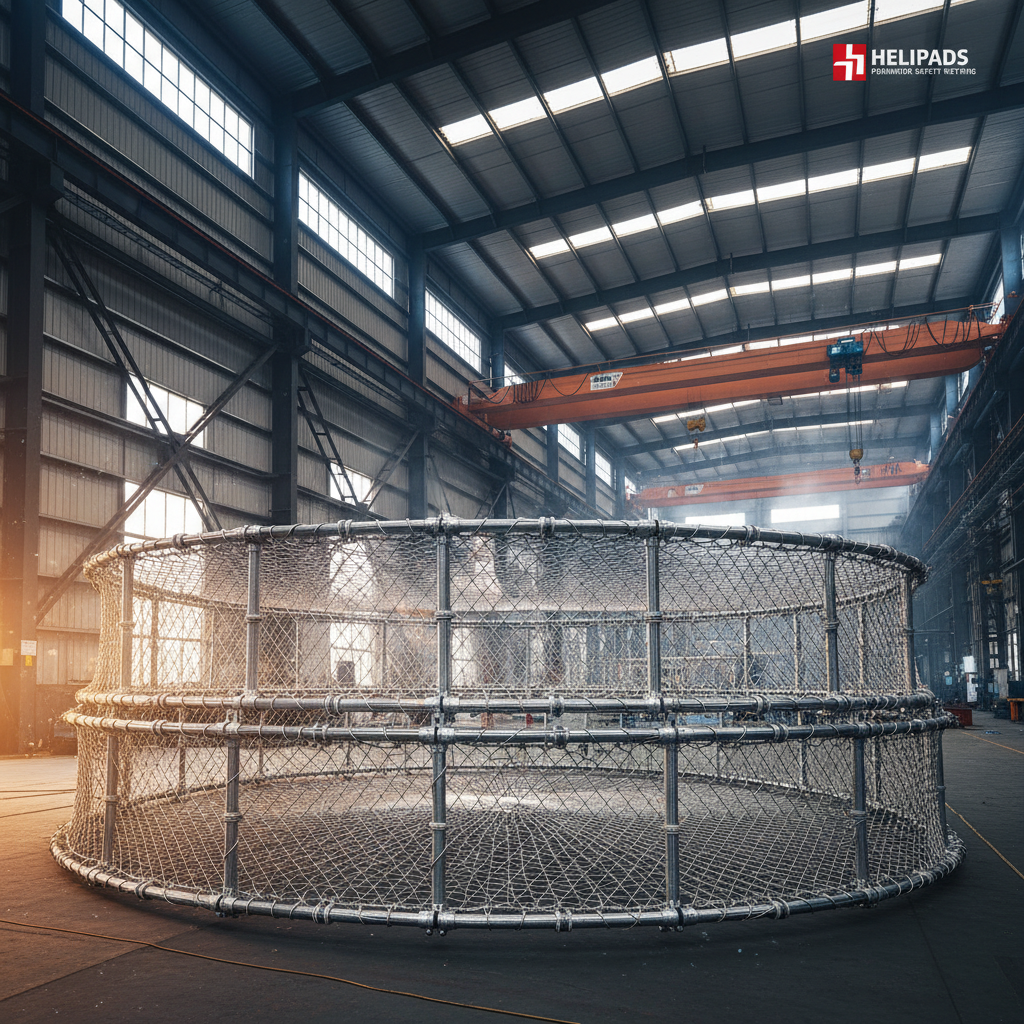 Helipads Perimeter Safety Netting Ensuring Safe Helicopter Operations