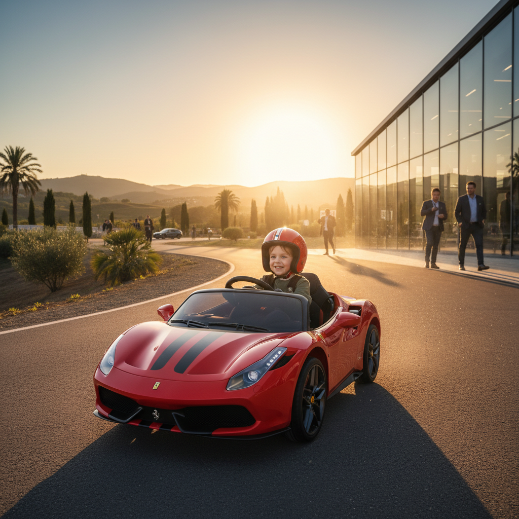 Experience the Thrill of a Ferrari Childrens Electric Car Adventure