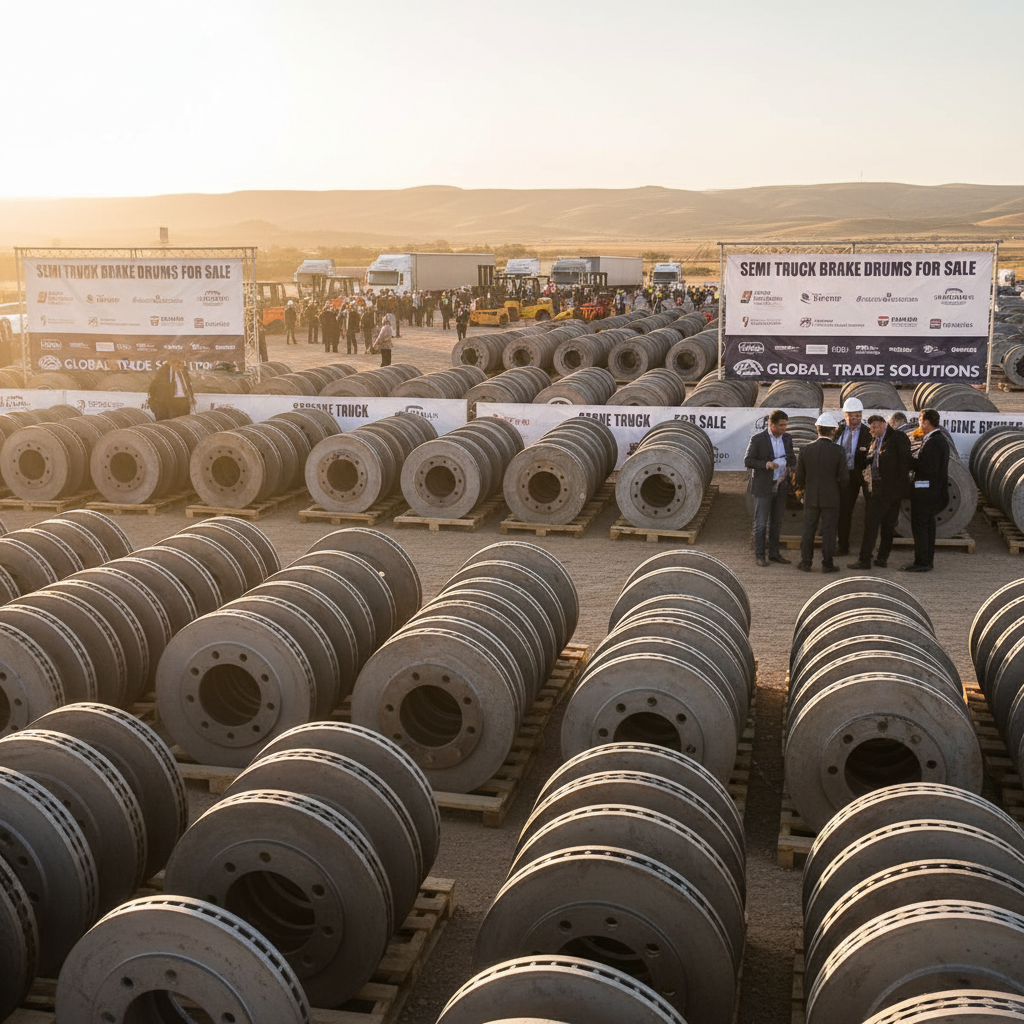 High Quality Semi Truck Brake Drums for Sale Ensuring Vehicle Safety