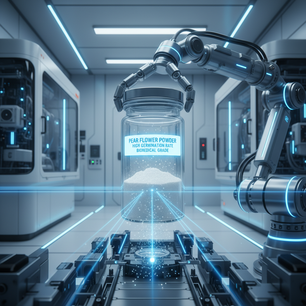 Advancing Pear Production with High Germination Pear Flower Powder