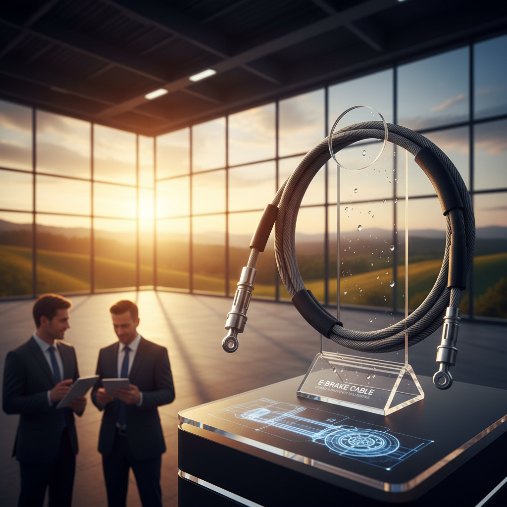 Understanding Ebrake Cable Functionality Applications and Future Trends