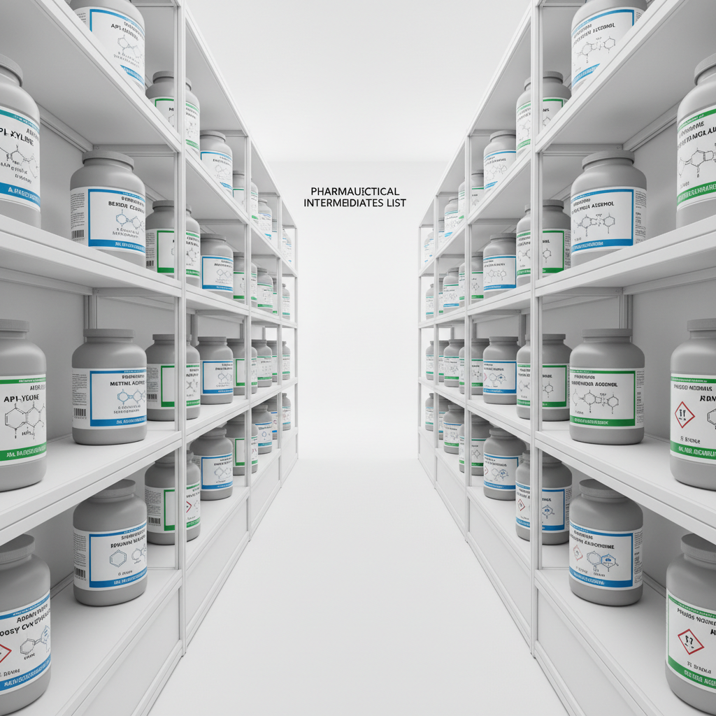 Comprehensive Pharmaceutical Intermediates List for API Synthesis and Drug Development