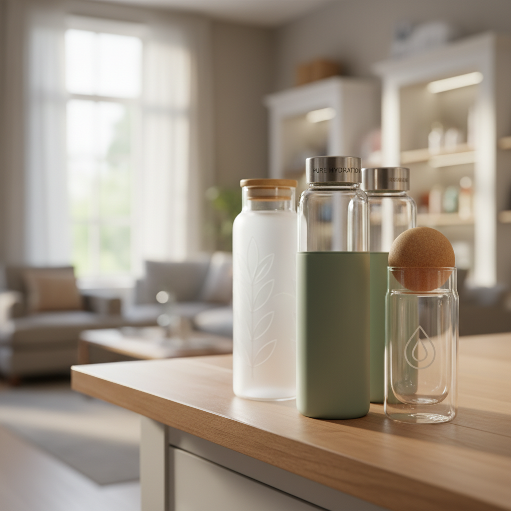 Elevate Your Brand with Wholesale Custom Glass Water Bottles