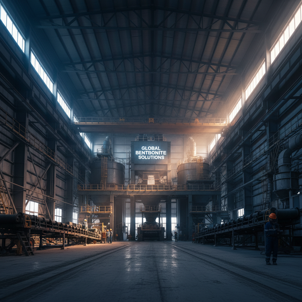 Essential Operations and Global Impact of a Modern Bentonite Factory