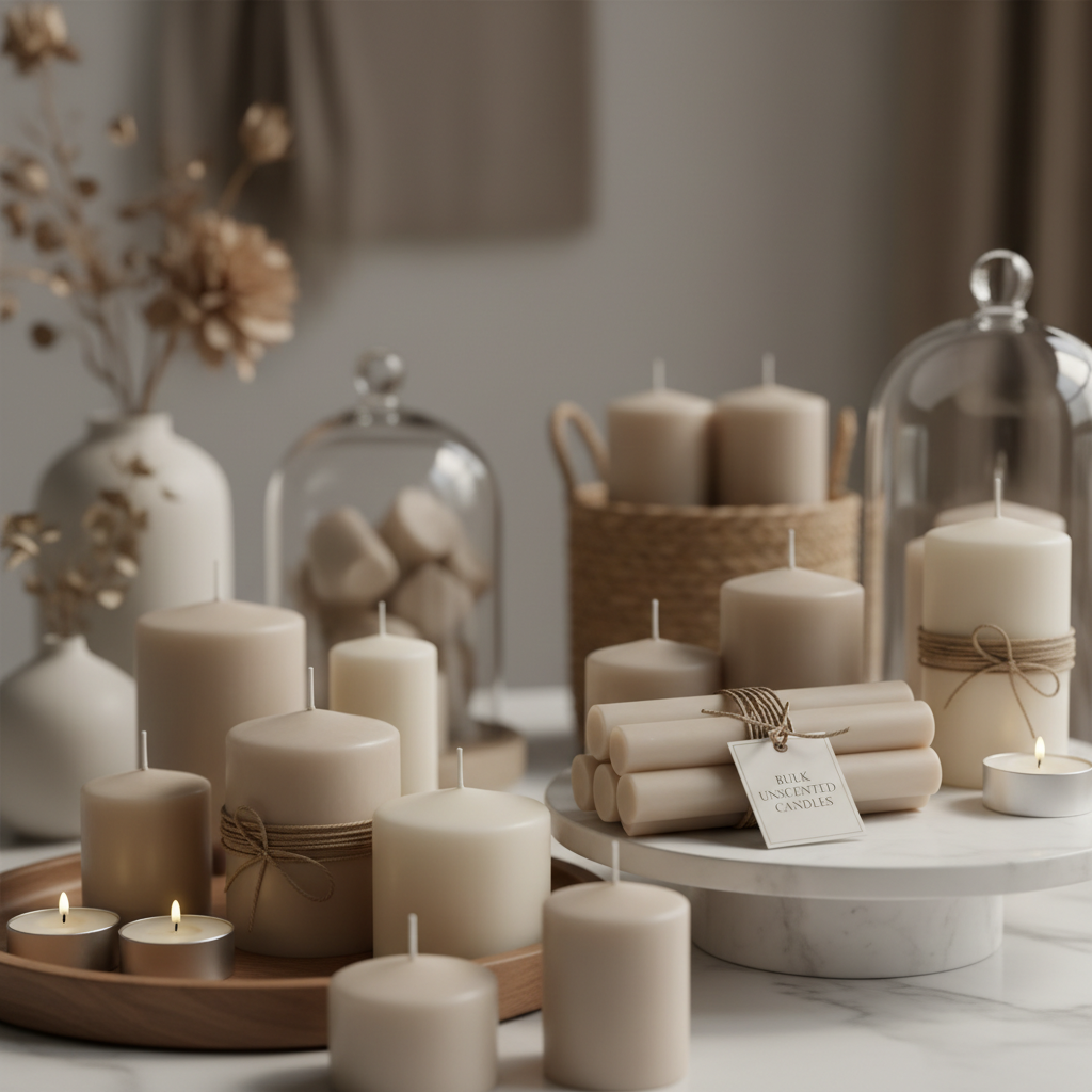 Discover the Versatility and Cost Benefits of Bulk Unscented Candles