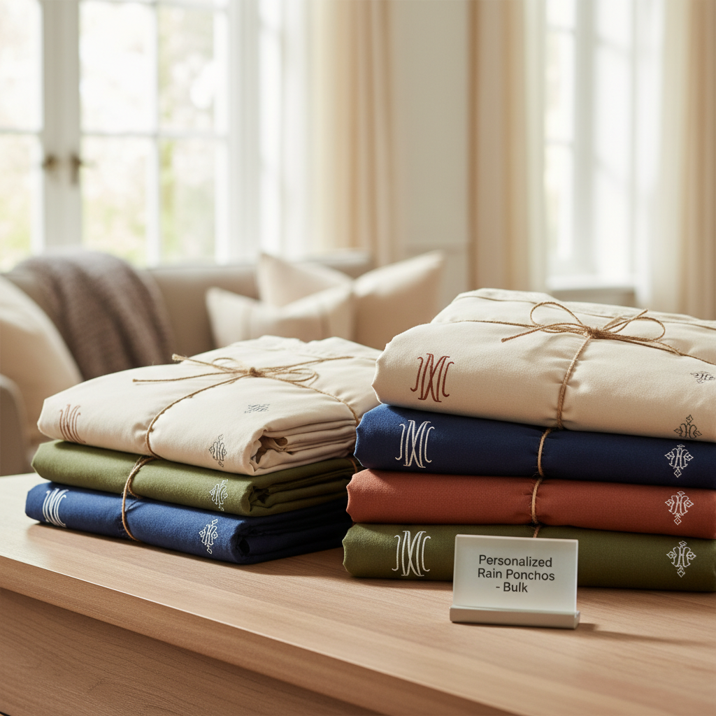 High Quality Personalized Rain Ponchos Bulk for Events and Emergency Preparedness