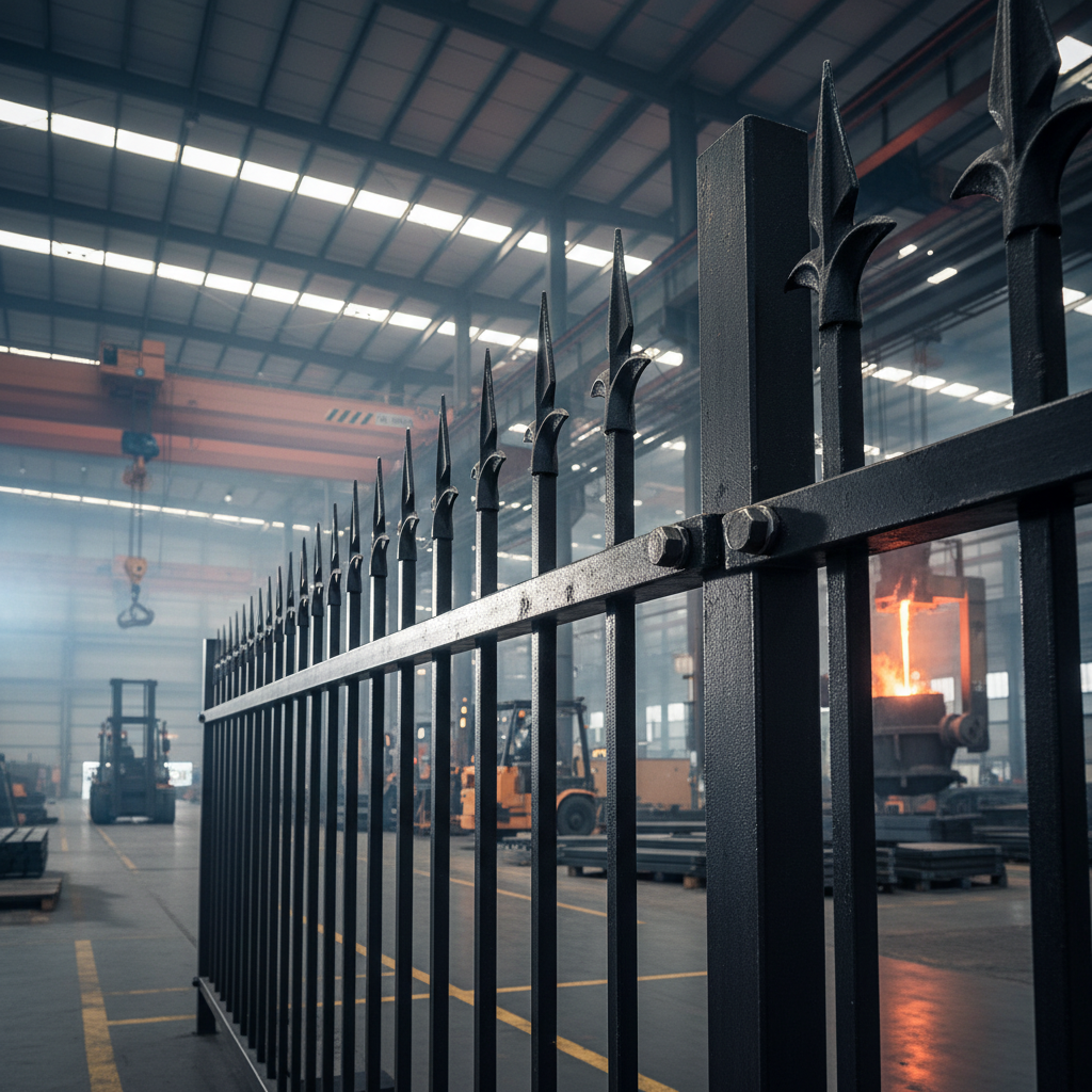 Elegant Black Metal Fence Solutions for Residential and Commercial Security