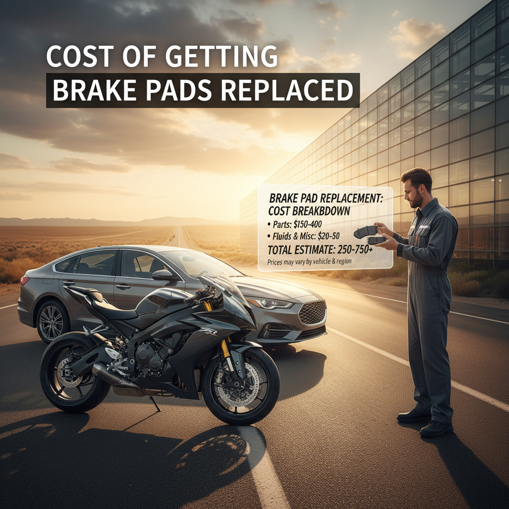 cost of getting brake pads replaced