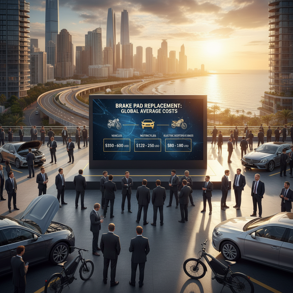 average cost of getting brake pads replaced