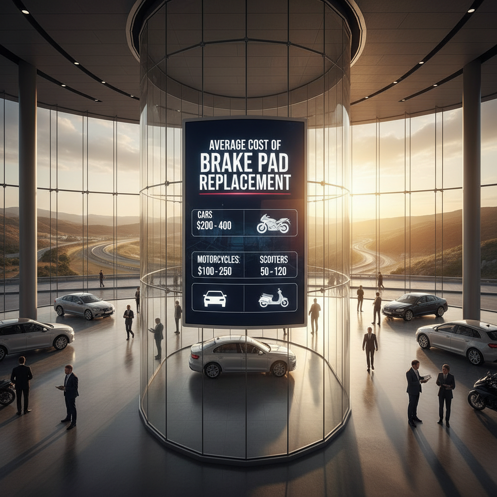 average cost of getting brake pads replaced