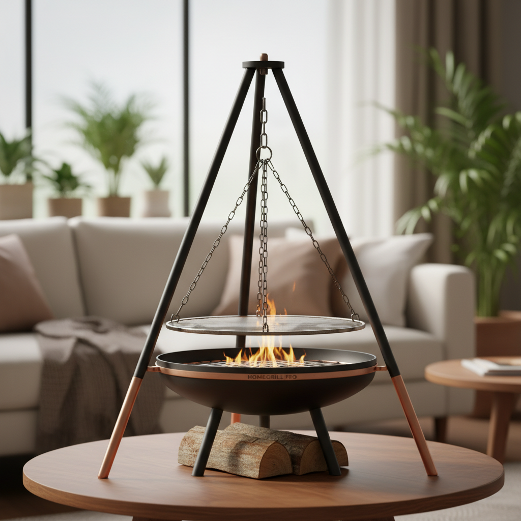 tripod bbq fire pit
