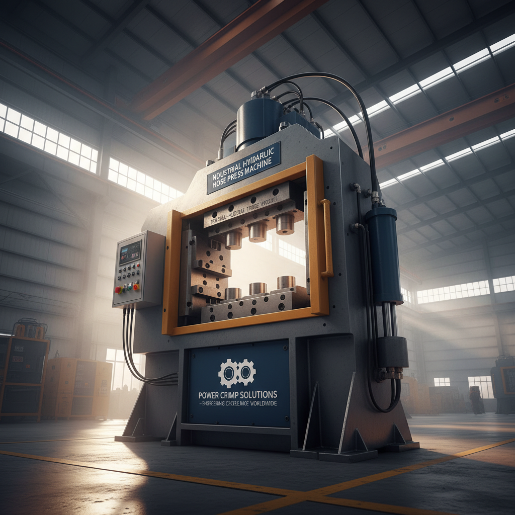 hydraulic hose press machine for sale