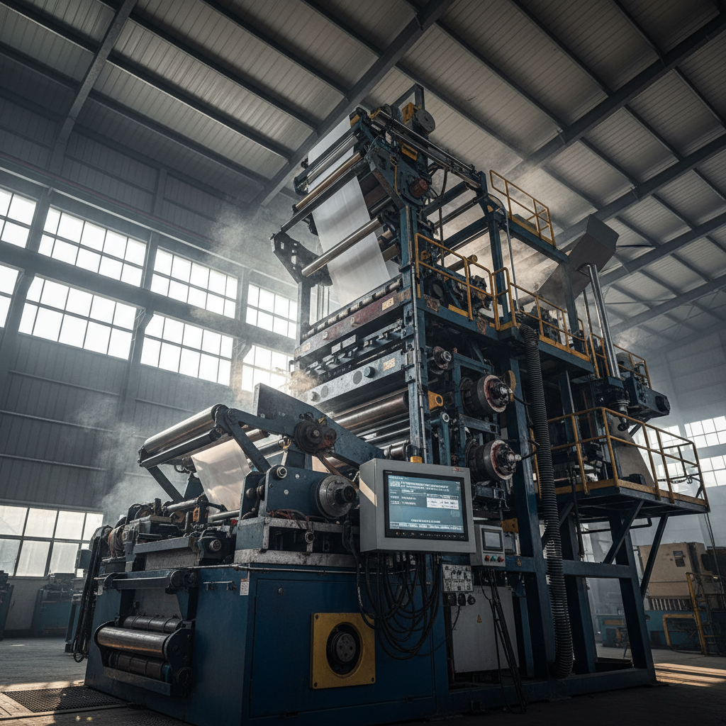 blown film extrusion machine price