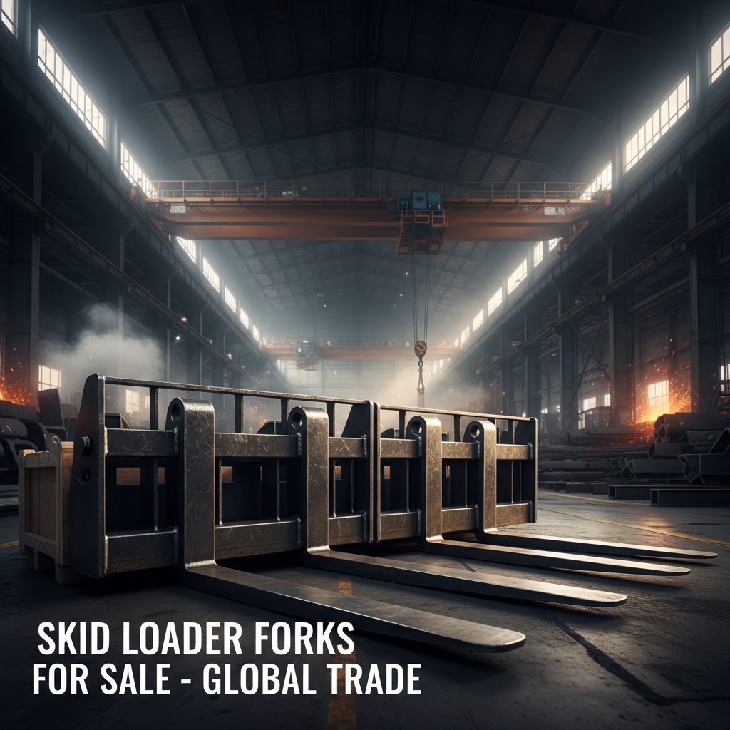 skid loader forks for sale