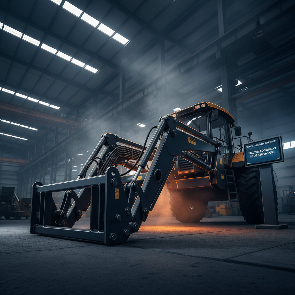 tractor loader attachment price