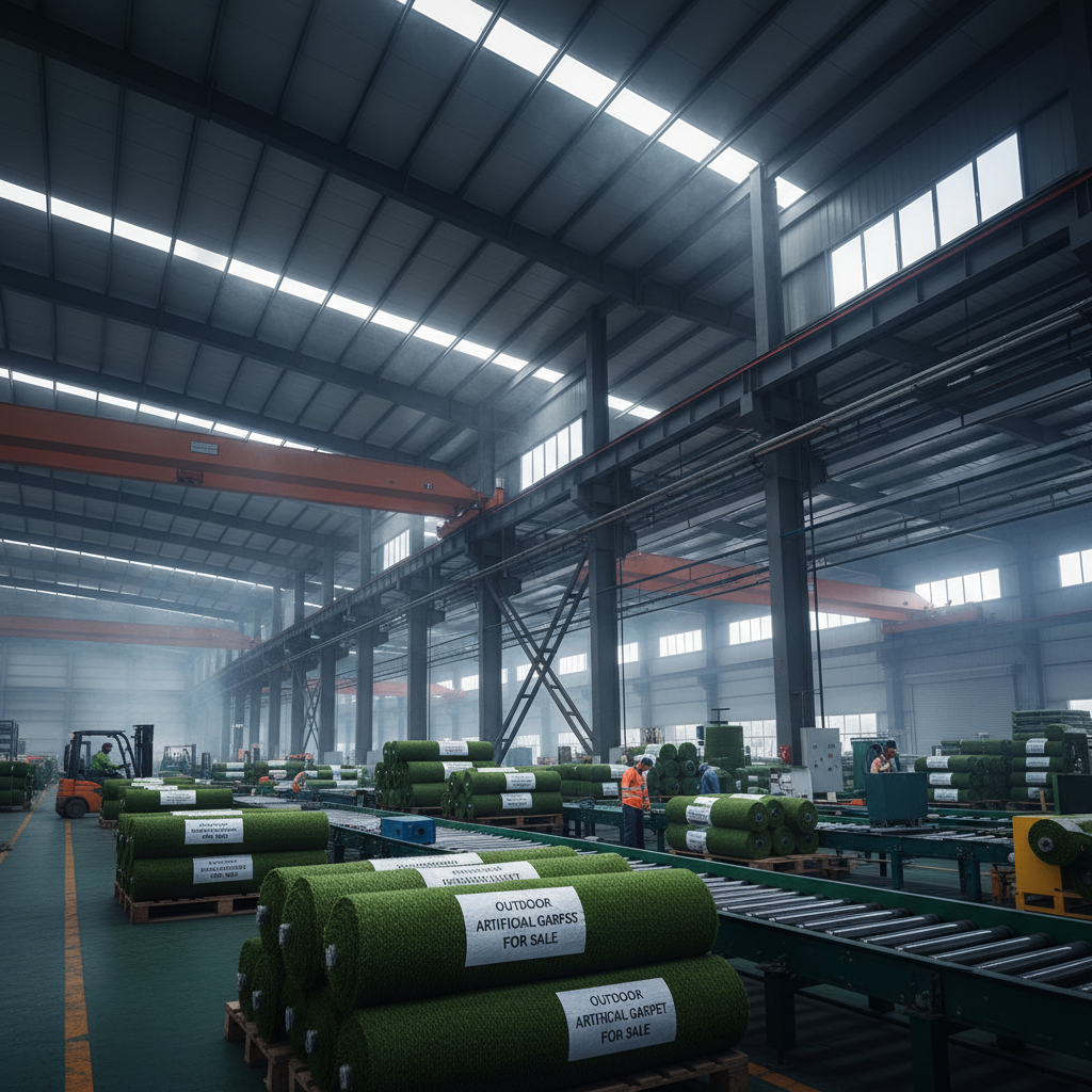 outdoor artificial grass carpet for sale