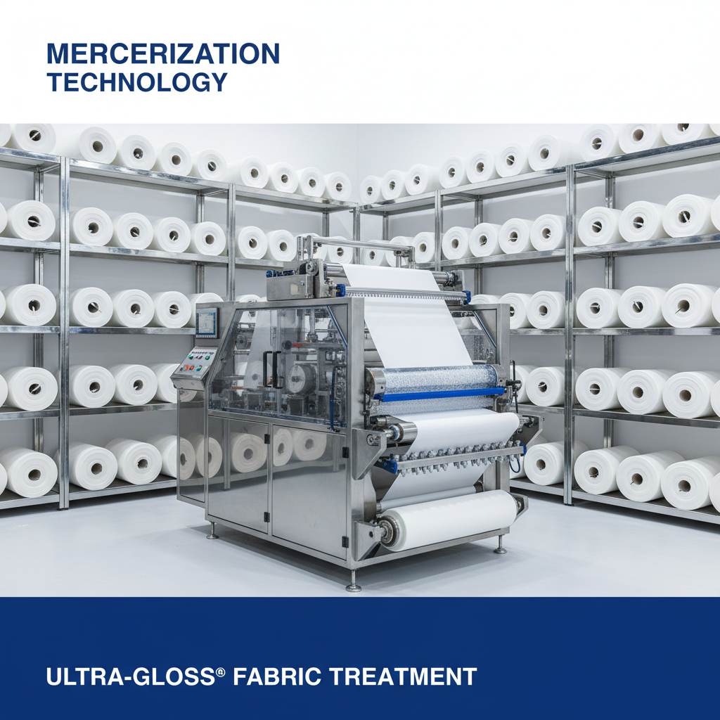 mercerization of cotton fabric