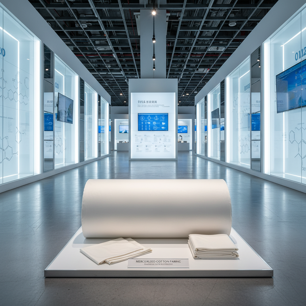 mercerization of cotton fabric