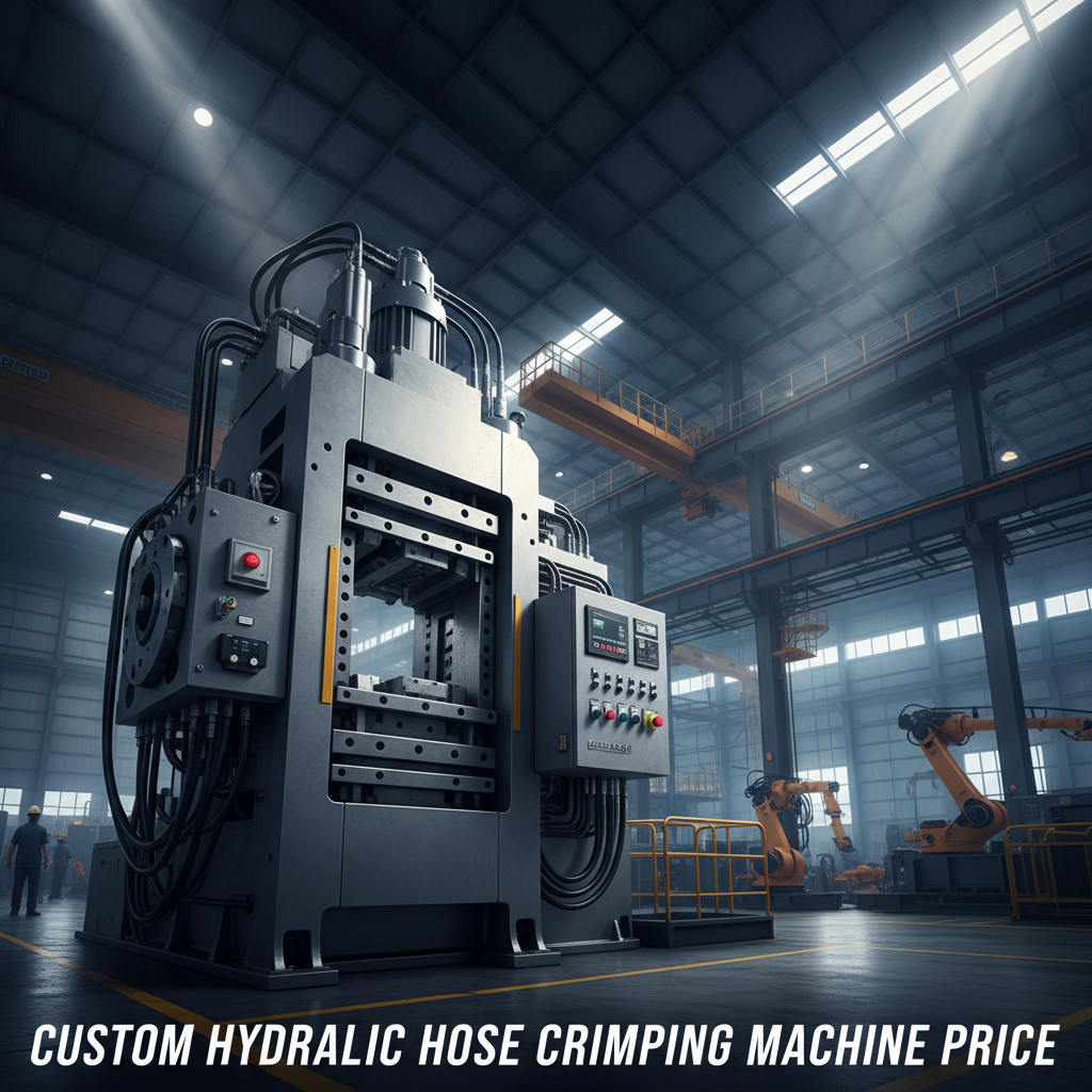 Custom hydraulic hose crimping machine price