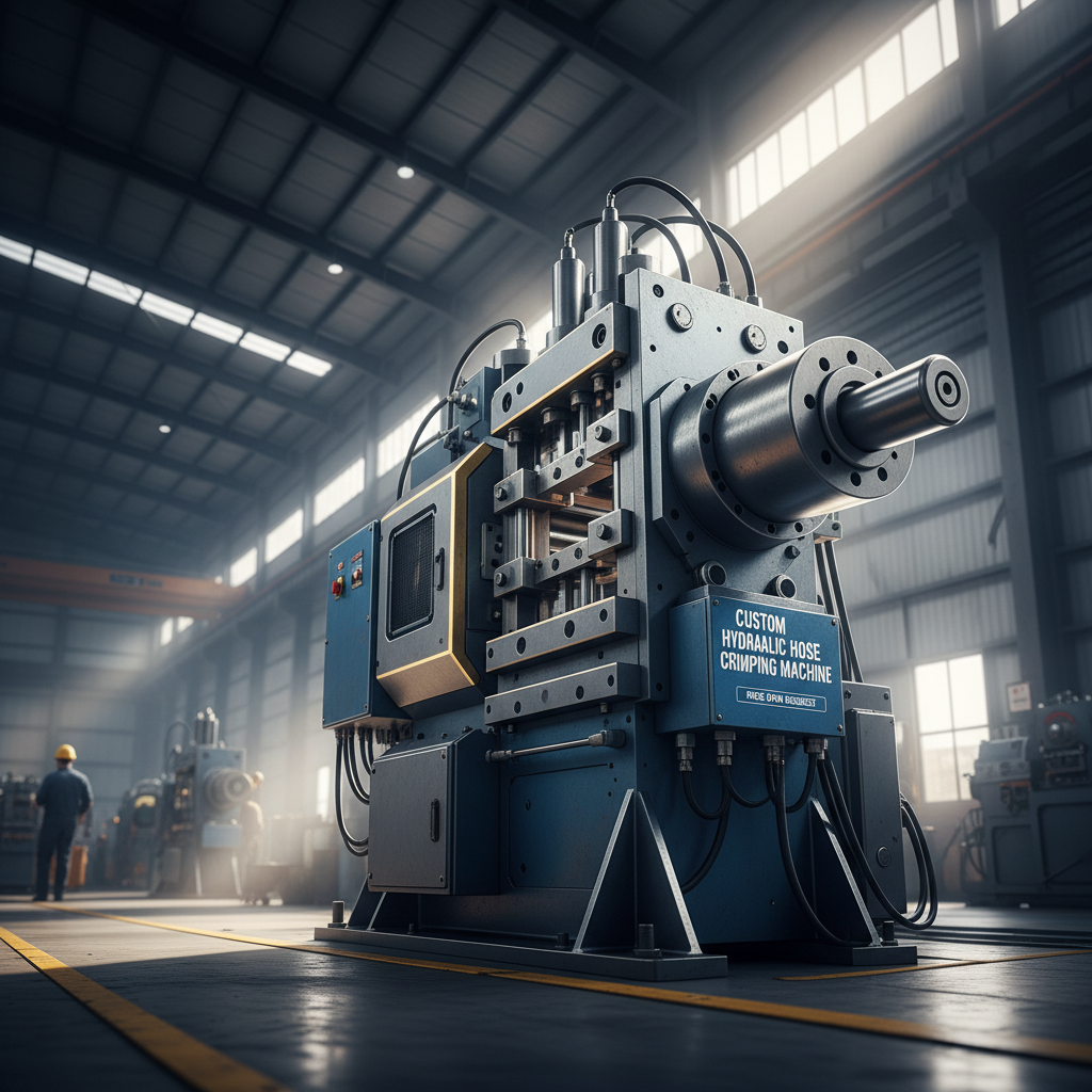 Custom hydraulic hose crimping machine price