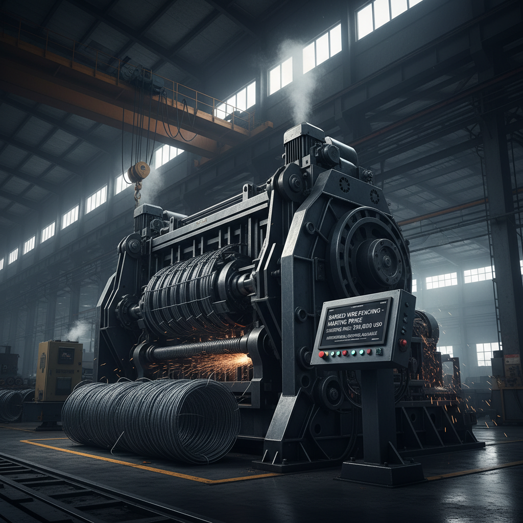 barbed wire fencing machine price