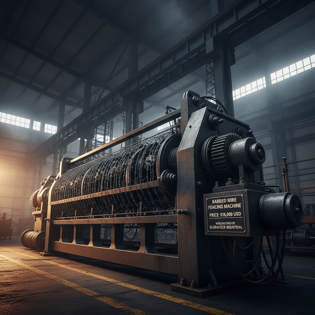 barbed wire fencing machine price