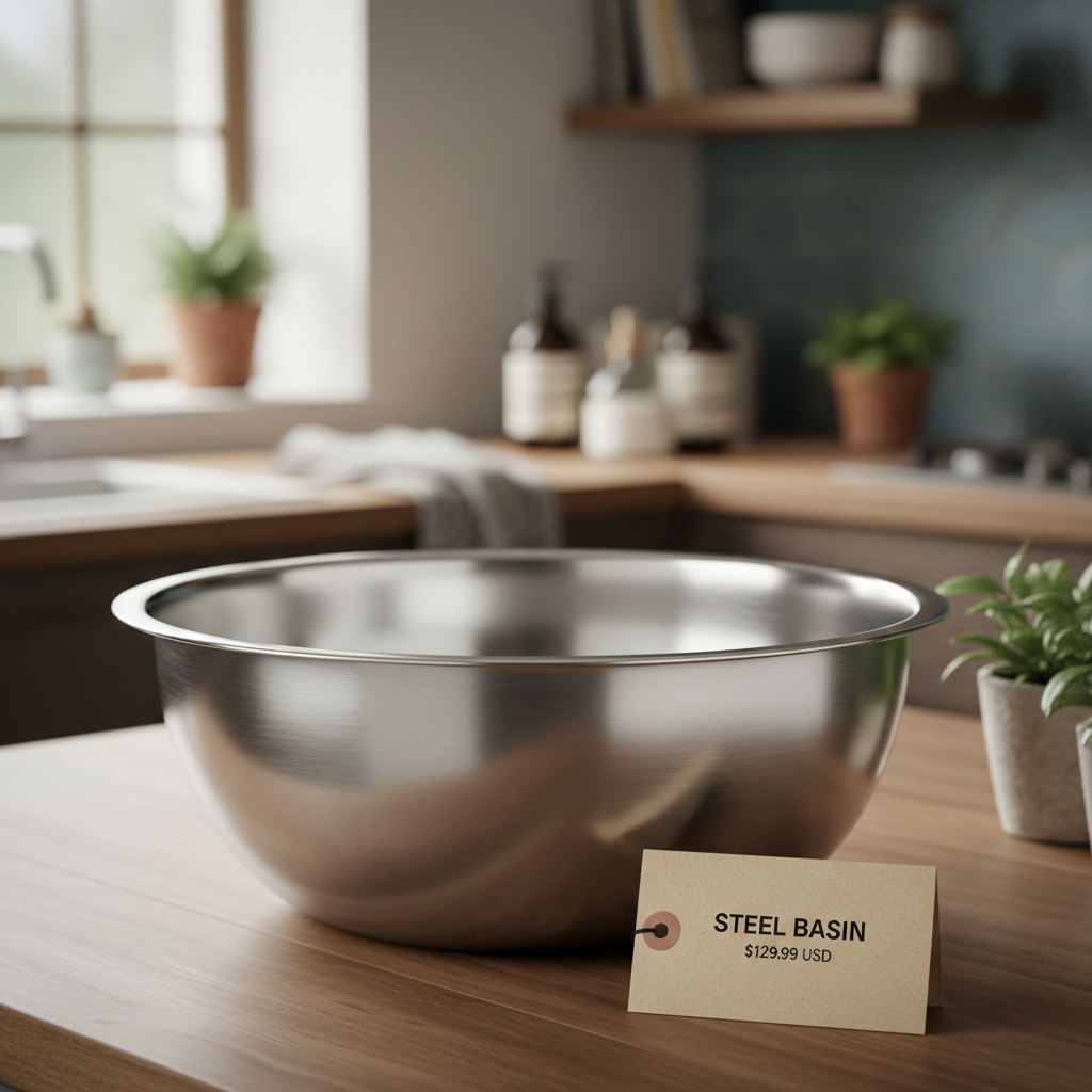 steel basin price