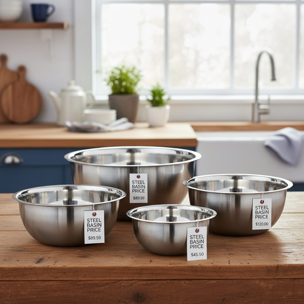 steel basin price