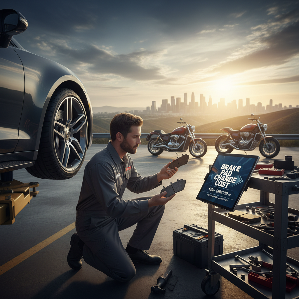 brake pad change cost