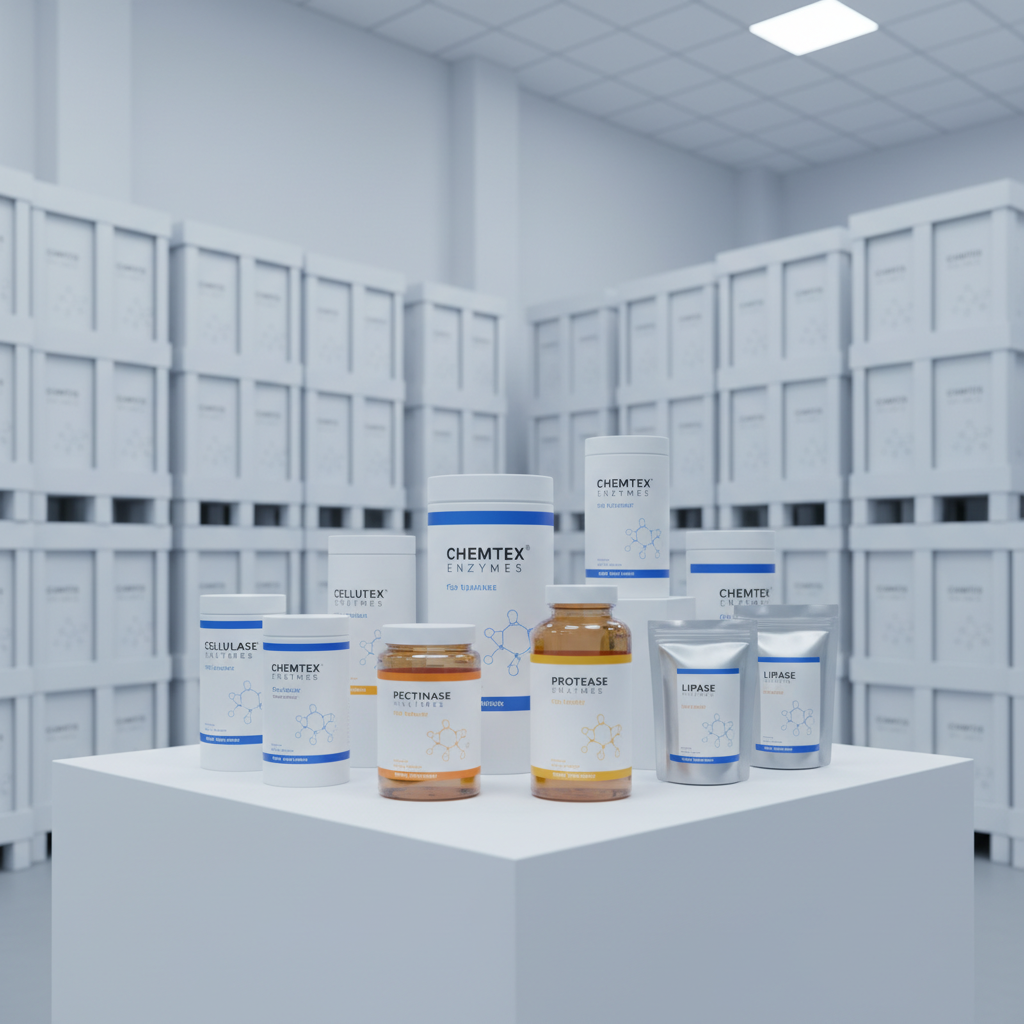 types of enzymes used in textile industry